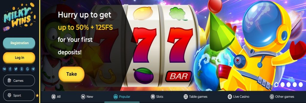 Milky Wins New Non Gamstop Casino