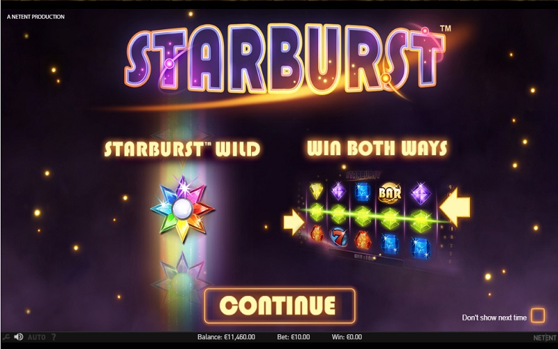 Starburst Slot Machine