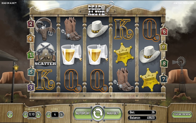 Dead Or Alive Slots Review