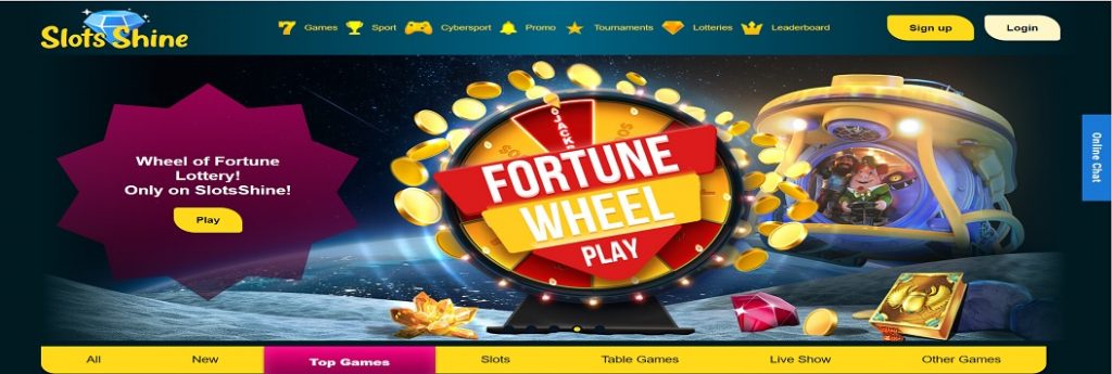 Overview Of Slots Shine Casino