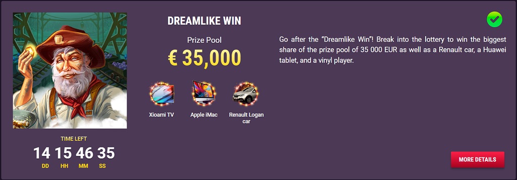 Lotteries At Magic Reels Online Casino