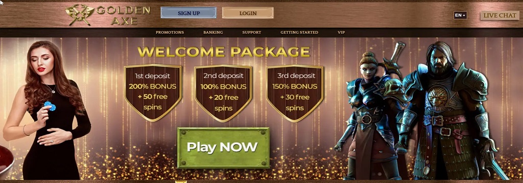 Overview Of Golden Axe Online Casino